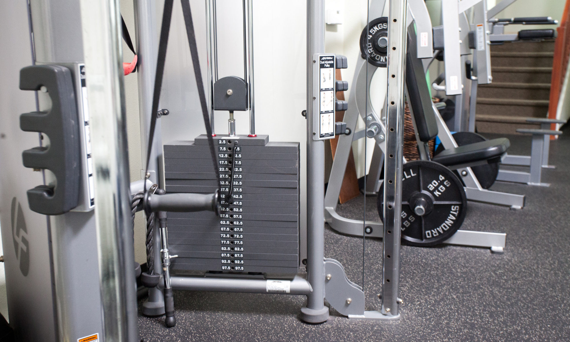 the green microgym belmont weight stack